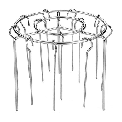 🥩 50% DE RÉDUCTION 🍤 Grilles de cuisson inox 316 pour friteuse à air – Multi-niveaux, antiadhésives & faciles à nettoyer – Compatibles avec la plupart des modèles ✨🍗