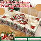 ✨Nouveautés de Noël✨Nappe élégante avec imprimé de Noël