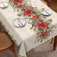 ✨Nouveautés de Noël✨Nappe élégante avec imprimé de Noël