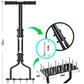 🌱 ¡60% DE DESCUENTO! ✨ Herramienta Aireadora de Césped con Púas - 5 Niveles de Profundidad Ajustables para un Césped Más Saludable 🏡🔧