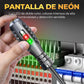 🛠️ ¡50% DE DESCUENTO! ✨ Destornillador Magnético 2 en 1 de Alto Torque con Detector de Electricidad - 15 Accesorios y Probador de Voltaje para Reparaciones Seguras y Eficaces ⚡🔧