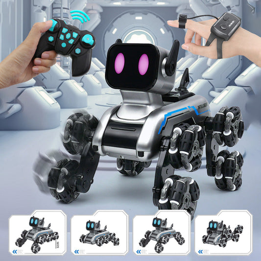 🤖 50% DE DESCUENTO! ✨ Robot Perro Acrobático con Detección de Gestos - Realiza 20+ Trucos con Sensores de Movimiento para Juego Interactivo 🐶🎮
