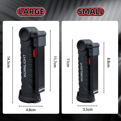 🔦 50% DE RÉDUCTION ! ✨ Lampe de Travail LED Pliable – Base Magnétique, 5 Modes, Rechargeable 🛠️