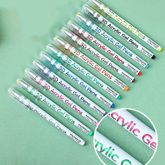 🖍️ 50% DI SCONTO! ✨ SET PENNE GEL - 12 Colori Vivaci per Disegno e Scrittura, Tratto Fluido e Coprente, Ideale per Scuola, Ufficio e Progetti Creativi 🎨✏️
