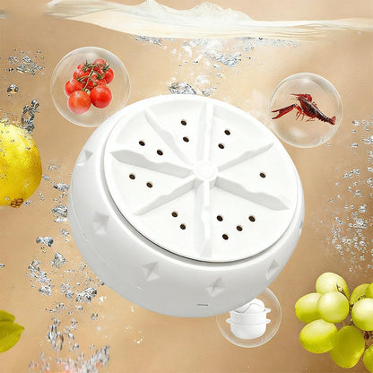 🍎 SCONTO DEL 50%! ✨ LAVAFRUTTA VORTEX - Tecnologia SwirlClean a 5 cicli, sterilizzazione UV e blocco bambini, pulizia automatica per frutta e utensili da cucina 🥦🔋