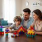 Jeu de blocs de construction magnétiques pour enfants