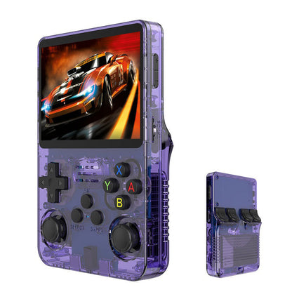 💐🎥🔍 OFFRE EXCLUSIVE -50% ! Console Rétro 3D Portable – Écran 3,5″ HD, 64 Go, 2500mAh (Violet/Noir/Blanc)