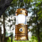 Lampe de camping rétractable à énergie solaire