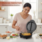 🔥🥞 PROMO FLASH -50% ! Plaque Électrique Antiadhésive Multifonction Petit-Déjeuner – Chauffage Double Face, Surface PTFE, 1000W, Design Compact & Sécurisé ✨