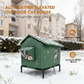 Abri extérieur surélevé pour chat, tout temps