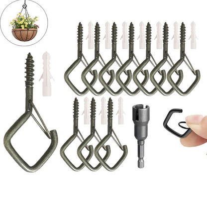 🏠 PROMO LIMITÉE 59% DE RÉDUCTION ! 🔧 Crochets Suspendus à Pression Carrés – Adhérence Forte, Sans Perçage & Organisation Facile ✨