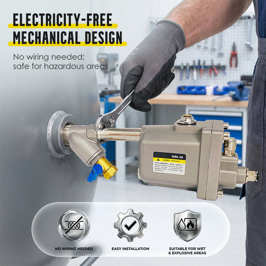 ⚙️ 60% DI SCONTO! 💨 Valvola di Scarico Automatica – Zero Perdite d‘Aria, Anticondensa & Facile Installazione 🔧