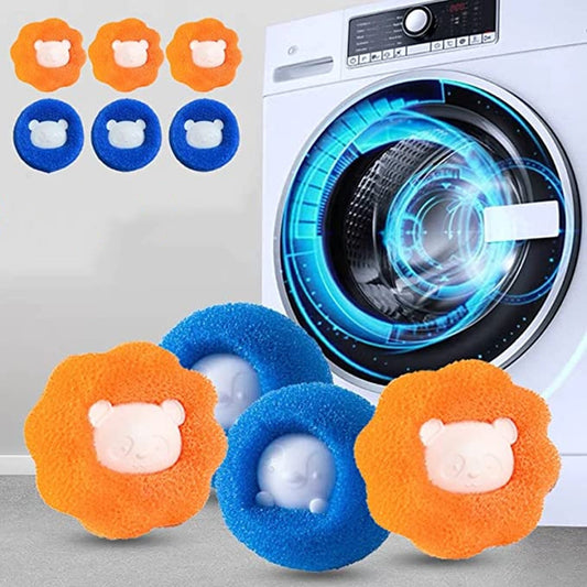 💎50% DE RÉDUCTION ! 💎 Boule de Nettoyage pour Épilation & Poils d’Animaux – Réutilisable, Anti-Calcaire et Protectrice pour Linge