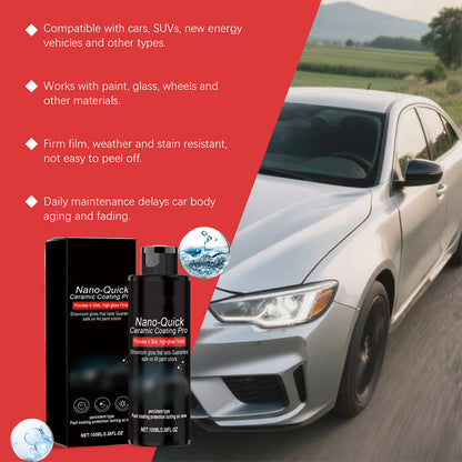 📢📢Achetez 2 = 1 Offert !! ⏰Spray Lustrant Haute Brillance à Effet Rapide pour Voiture