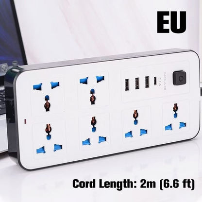 📢✨ -50% ! ⏰Multiprise avec Longue Rallonge – PP & Cuivre, USB & Protection Surtension.