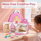 🔥PROMOTION EXCEPTIONNELLE -50%✨Kits de loisirs créatifs JSR : peinture diamant et maquillage de princesse, livre d'art sur papier métallisé, pour filles, cadeaux de Pâques faits main
