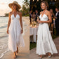 💐60% DE RÉDUCTION ! Robe Maxi Imprimé Été – Col Licou, Coupe Fluide & Style Bohème 🌸✨【Prix Exceptionnel】