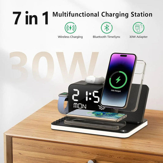 🔋 31% DE RÉDUCTION! ✨ Station Sans Fil Compacte – Plus De Câbles, Plus D'Ordre, Idéale Pour Un Recharge Élégante Et Un Intérieur Epuré 🧹