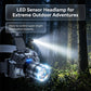 Lampe frontale LED rechargeable ultra-lumineuse