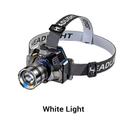 Lampe frontale LED rechargeable ultra-lumineuse