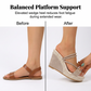👡🌟 PROMO FLASH 50% ! Sandales Femme à Talons Compensés – Design Élégant, Semelle Cloutée, Hauteur 10cm, Bride de Cheville, 6 Couleurs, 36-43, Parfaites pour Vacances & Soirées 🌴