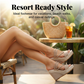 👡🌟 PROMO FLASH 50% ! Sandales Femme à Talons Compensés – Design Élégant, Semelle Cloutée, Hauteur 10cm, Bride de Cheville, 6 Couleurs, 36-43, Parfaites pour Vacances & Soirées 🌴