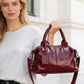 Grand sac à main souple pour femme avec poignée supérieure