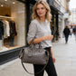 Grand sac à main souple pour femme avec poignée supérieure