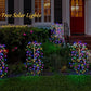 💐🌼🪴 OFFRE LIMITÉE -50% ! Lumières Décoratives de Jardin Solaires – 100 LED, IP55 & Installation Facile (Blanc/Multicolore, 60 cm)