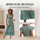 👗 50% DE RÉDUCTION ! Robe Longue Romantique – Volants, Taille Cintrée & Tissu Fluide pour Toutes les Occasions ✨
