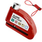 🔒🚨 ANTIVOL DE DISQUE AVEC ALARME 110 dB pour Moto/Vélo – Surface Anti-Coupure, Piles 8 Mois & 5 Couleurs (Lot 1/2)