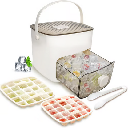 🧊 PROMO LIMITÉE 50% DE RÉDUCTION ! ❄️ Machine à Glaçons Portable – Démoulage Ultra Facile, Stockage Empliable & Grande Capacité ✨