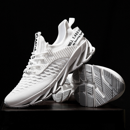 🔥👟✨ PROMO -50% ! Baskets Homme Respirantes – Confort Érgon., Semelle Antidérapante & Style Casual (Blanc/Noir/Kaki/Gris, 39-46)