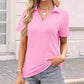 👚 50% DE RÉDUCTION 🌈 T-shirt femme décontracté à col V – Coupe ample, tissu doux mélangé & +16 couleurs – Léger, respirant & parfait pour le quotidien, le sport ou le télétravail ✨