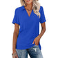 👚 50% DE RÉDUCTION 🌈 T-shirt femme décontracté à col V – Coupe ample, tissu doux mélangé & +16 couleurs – Léger, respirant & parfait pour le quotidien, le sport ou le télétravail ✨