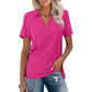 👚 50% DE RÉDUCTION 🌈 T-shirt femme décontracté à col V – Coupe ample, tissu doux mélangé & +16 couleurs – Léger, respirant & parfait pour le quotidien, le sport ou le télétravail ✨