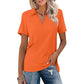 👚 50% DE RÉDUCTION 🌈 T-shirt femme décontracté à col V – Coupe ample, tissu doux mélangé & +16 couleurs – Léger, respirant & parfait pour le quotidien, le sport ou le télétravail ✨