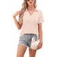 👚 50% DE RÉDUCTION 🌈 T-shirt femme décontracté à col V – Coupe ample, tissu doux mélangé & +16 couleurs – Léger, respirant & parfait pour le quotidien, le sport ou le télétravail ✨