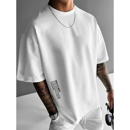 💐50% DE RÉDUCTION ! T-Shirt Urbain Oversize – Imprimé Tendance & Look Streetwear 🎨🔥【Offre Limitée】