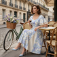 👗50% de réduction🔥Offres spéciales - Robe évasée à manches flottantes| Style Vintage Chic 🌸