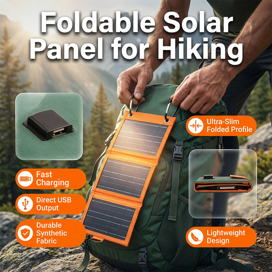 ⚡🔥Offre promotionnelle : 51% de réduction🔥Panneau solaire portable avec chargement USB