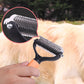 ✨🐾50 % de réduction🔥 Brosse de toilettage double face pour animaux de compagnie