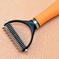 ✨🐾50 % de réduction🔥 Brosse de toilettage double face pour animaux de compagnie