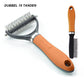 ✨🐾50 % de réduction🔥 Brosse de toilettage double face pour animaux de compagnie