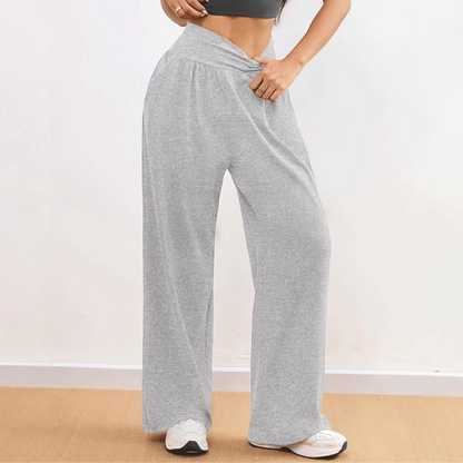 ❣️ Pantalon de survêtement Femme à Taille Haute et Jambes Larges