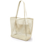👜 OFFRE SPÉCIALE : 50% DE RÉDUCTION ! 🌴 Sac à Bandoulière Décontracté pour Femme en Maille Résistante – Grande Capacité, Fond Solide & Poche Zippée 🏖️
