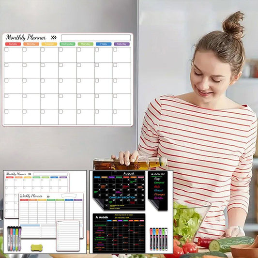 Ensemble Calendrier Magnétique Effaçable
