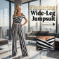 👗💃☀️ PROMO -50% ! Combinaison Femme Élégante – Épaules Dénudées, Jambes Larges & Tissu Fluide (Multi-couleurs, S-3XL)