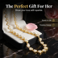 💎 50% OFF NOW! ✨ Sparkling Heart Statement Chain Necklace – Rhinestone, Gold/Silver, Adjustable Length – Perfect Gift 💖