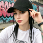 Casquette de Baseball avec Tresses Attachées